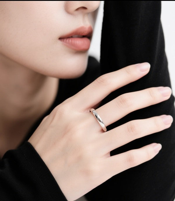 Rhodium Ring