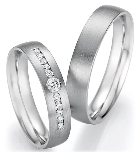 Nowotny Collection Ruesch Eheringe Honeymoon Solid 66/60010/045-66/60020/045