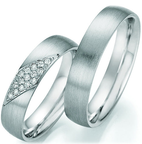 Nowotny Collection Ruesch Eheringe Honeymoon Solid 66/60030/048-66/60040/048