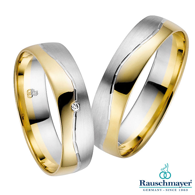 Rauschmayer Eheringe First - Easy Line/New Generation Bicolor 2103683-2003683