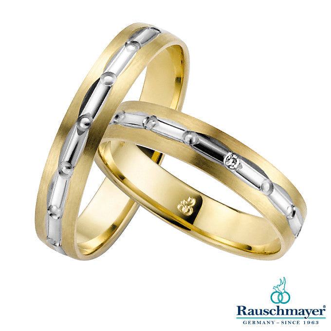 Rauschmayer Eheringe First - Easy Line/New Generation Bicolor 2103686-2003686