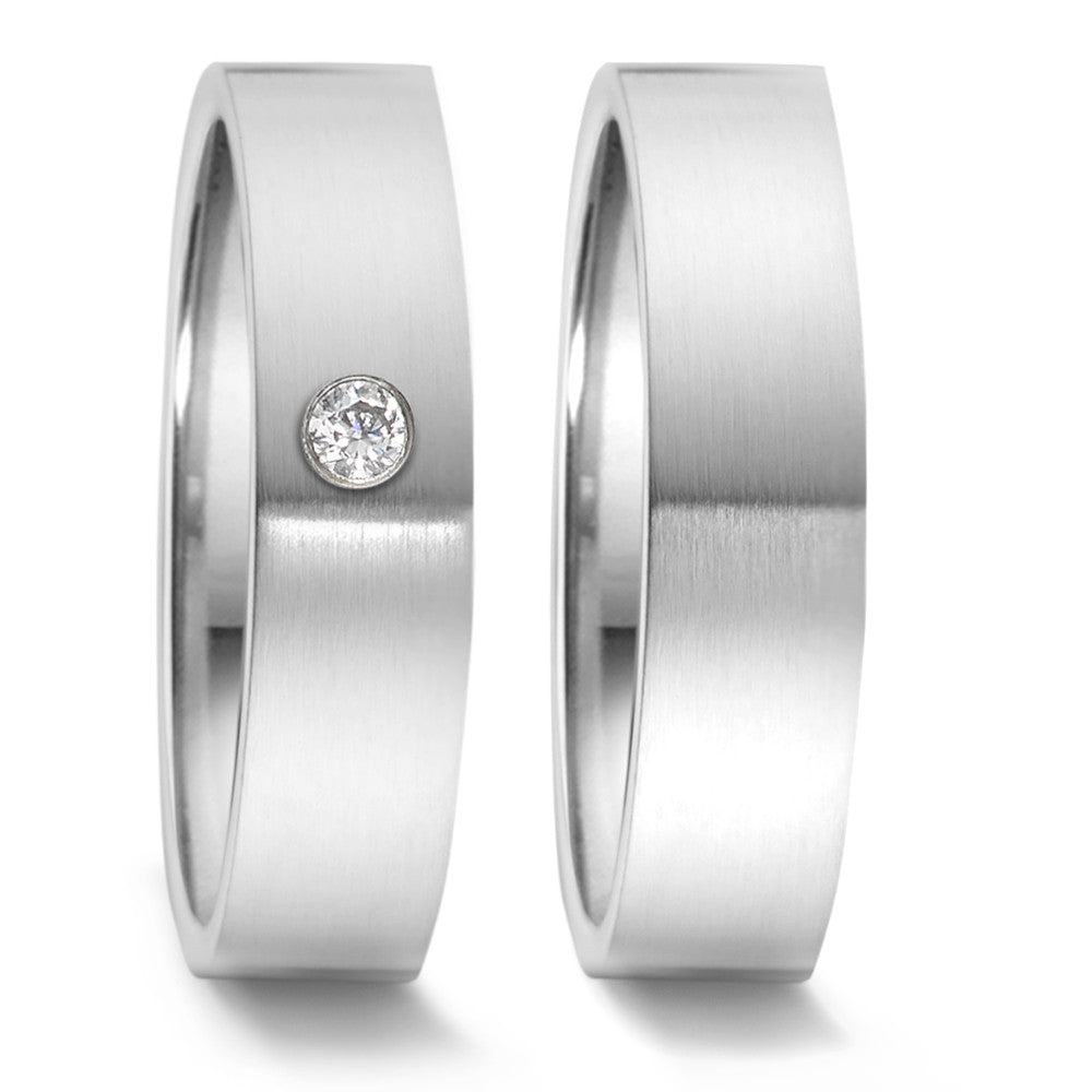 Produktbild: TeNo Trauringe/Eheringe PURE DESIGN TAMOR SATIN 069.1300.XX-069.1314.XX
