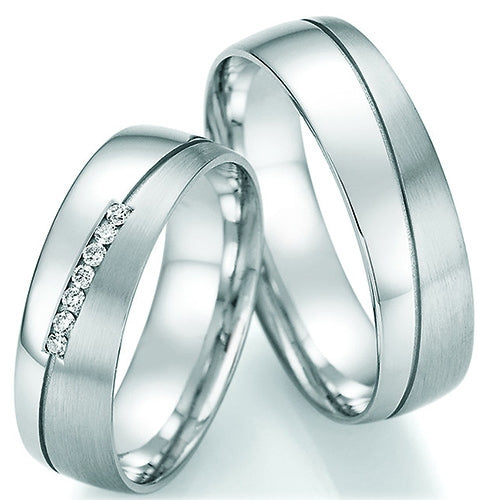 Nowotny Collection Ruesch Eheringe Honeymoon Solid 66/47090/060-66/47100/060