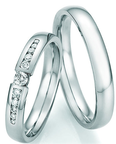 Nowotny Collection Ruesch Eheringe Honeymoon Solid 66/60090/035-66/60100/035