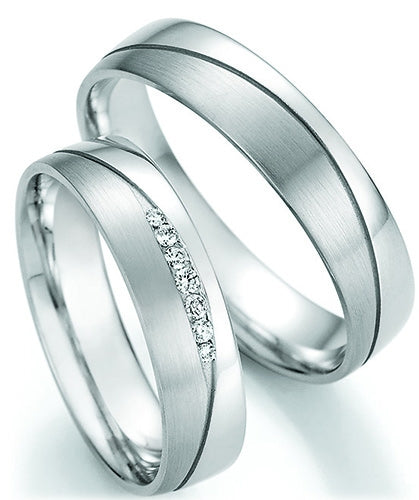 Nowotny Collection Ruesch Eheringe Honeymoon Solid 66/47130/050-66/47140/050