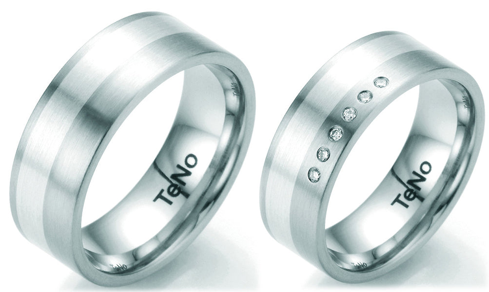 TeNo Trauringe/Eheringe PARTNER mit Silber TAMOR Bicolor 067.2200.D30-067.22S01.D30