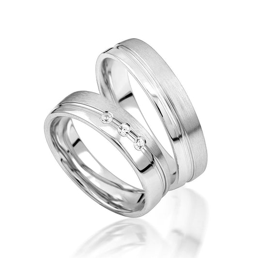 Produktbild: Simon & Söhne Trauringe/Eheringe Silver M 28