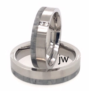 Produktbild: Tantalum Magic Titan/Carbon Trauringe/Eheringe 31122-30122