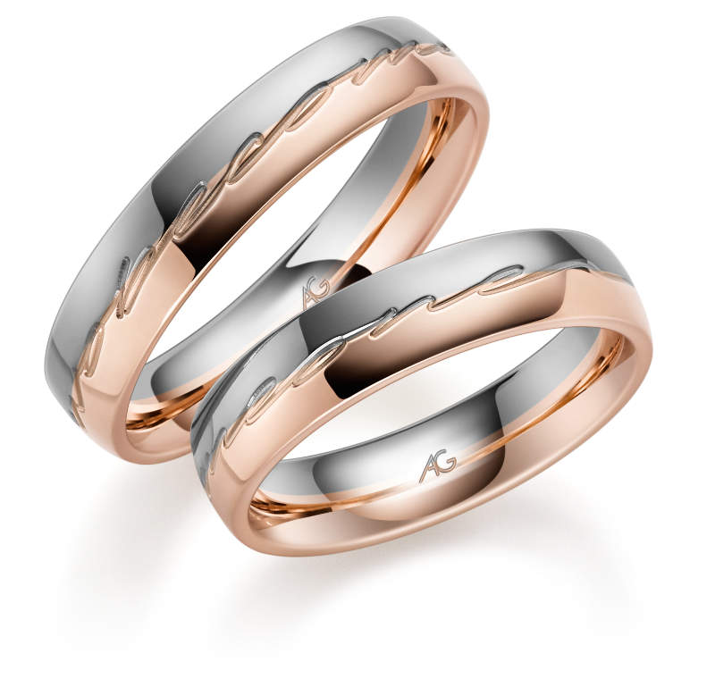 Gerstner Eheringe/Trauringe Bicolor 31141/5