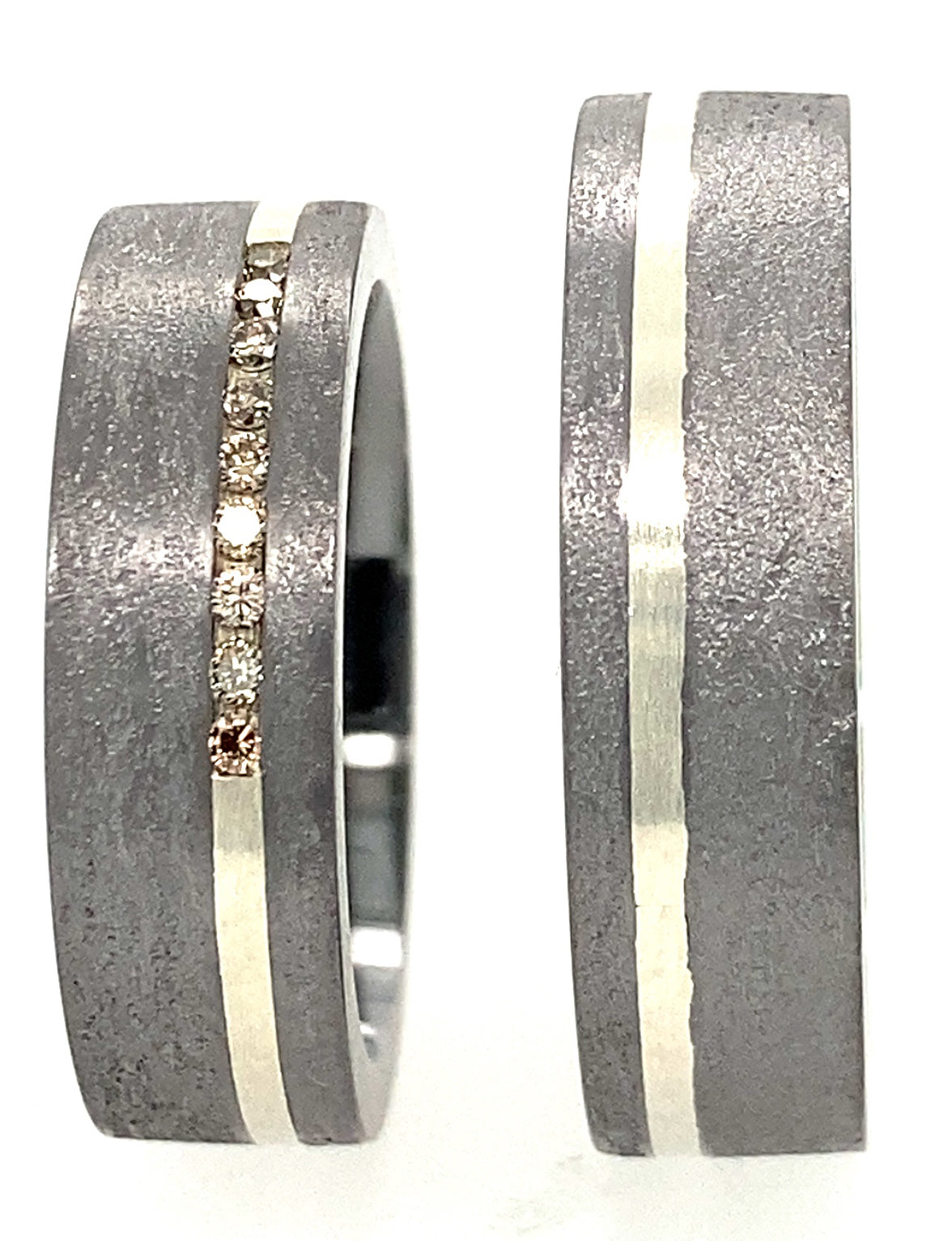 Tantalum Magic Tantal Trauringe Tantal/Silber 31245-30245