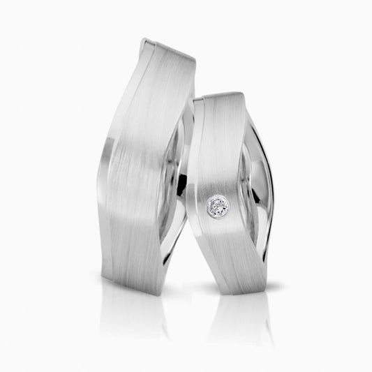 Herzog Trauringe/Eheringe Weißgold 4126