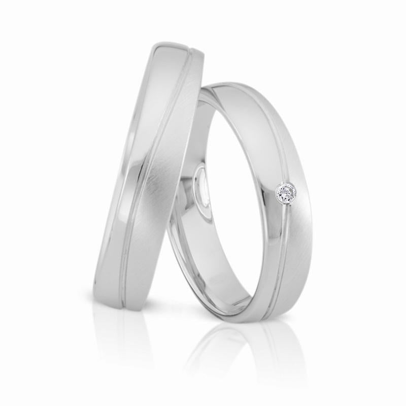 Herzog Trauringe/Eheringe Weißgold 4136