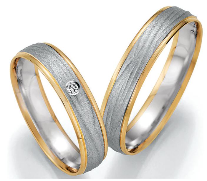 Nowotny Collection Ruesch Eheringe Honeymoon Pure Bicolor 66/43030-66/43040