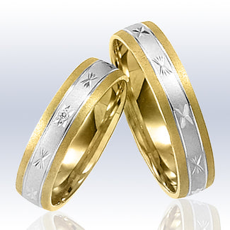 Rauschmayer Eheringe/Trauringe Elements AK 5 Bicolor 11-50104/10-50104