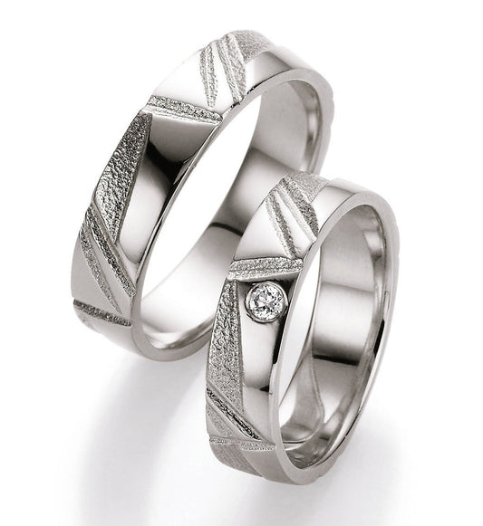 Nowotny Collection Ruesch Vulcano Eheringe/Trauringe 66/50150/053-66/50160/53