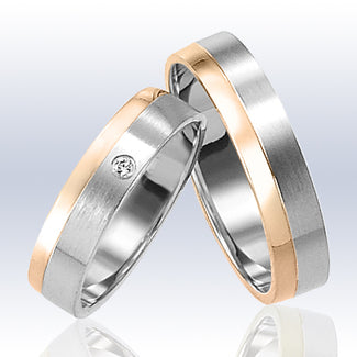 Rauschmayer Eheringe/Trauringe Elements AK 5 Bicolor 11-50446/10-50446