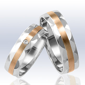 Rauschmayer Eheringe/Trauringe Elements AK 7 Bicolor 11-50458/10-50458