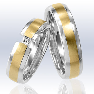 Rauschmayer Eheringe/Trauringe Elements AK 8 Bicolor 11-50486/10-50486