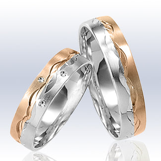 Rauschmayer Eheringe/Trauringe Elements AK 6 Bicolor 11-50590/10-50590