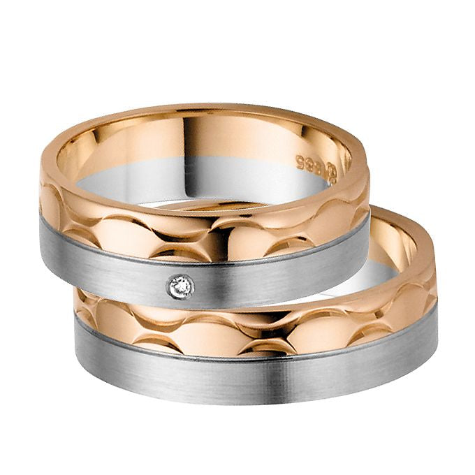 Rauschmayer Eheringe Bicolor 1150840-1050840