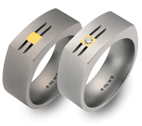 Produktbild: TitanFactory Eheringe 50877-50877B