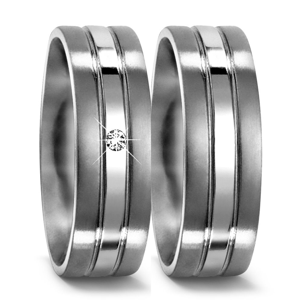 Produktbild: TitanFactory Titan Trauringe/Eheringe 50928/001/002/2000-50928/001/000/2000