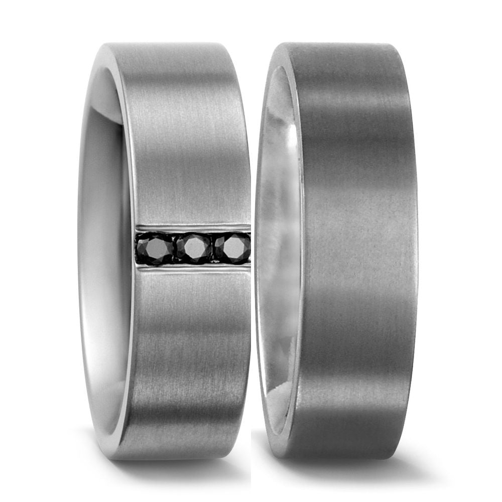 Produktbild: TitanFactory Titan Trauringe/Eheringe 50975/001/233/2000-50972/001/000/2000