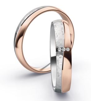 Rauschmayer Eheringe First-Individual Love Bicolor 11-51252-10-51252
