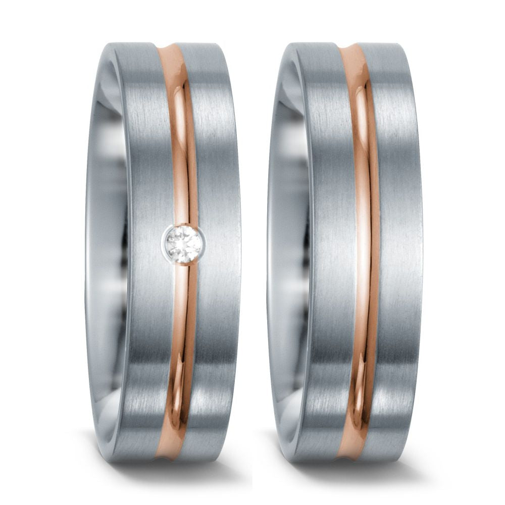 Produktbild: TitanFactory Eheringe/Trauringe Bicolor 51302/001/003/7103-51302/001/000/7103