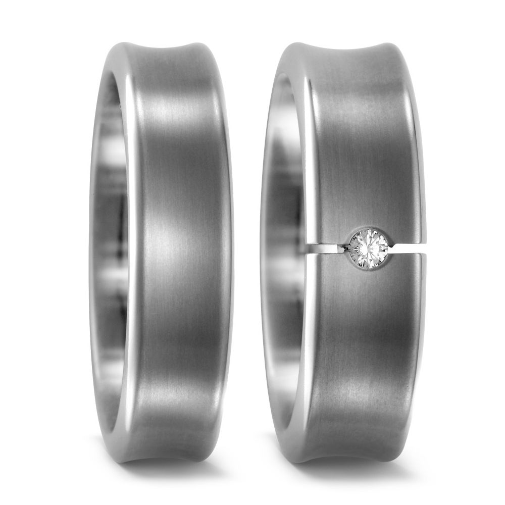 Produktbild: TitanFactory Titan Trauringe/Eheringe 51562/001/003/2000-51307/001/000/2000