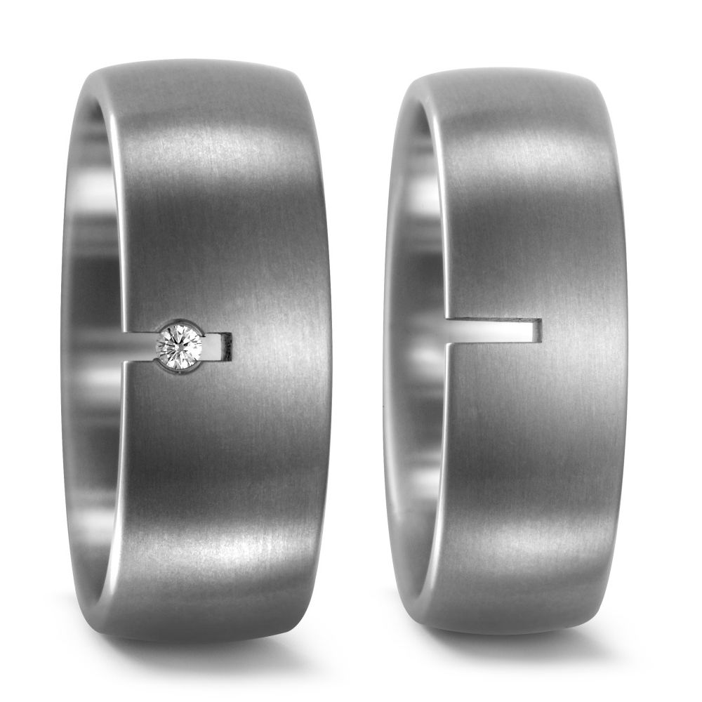 Produktbild: TitanFactory Titan Trauringe/Eheringe 51739/001/002/2000-51739/001/000/2000