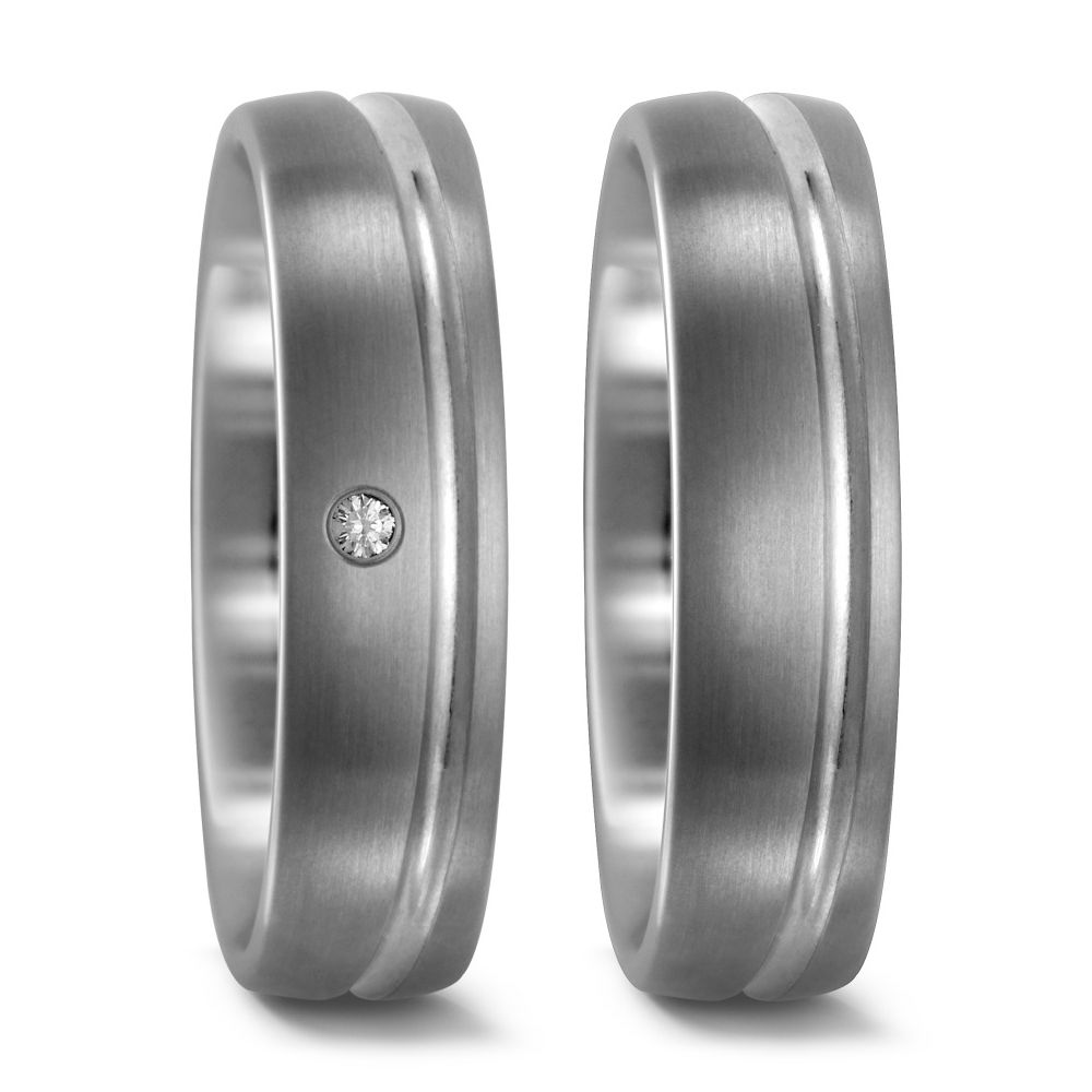 Produktbild: TitanFactory Titan Trauringe/Eheringe 51762/001/002/2000-51762/001/000/2000