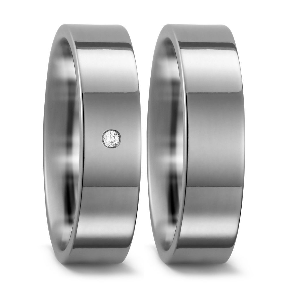 Produktbild: TitanFactory Titan Trauringe/Eheringe 51812/000/002/2000-51812/000/000/2000