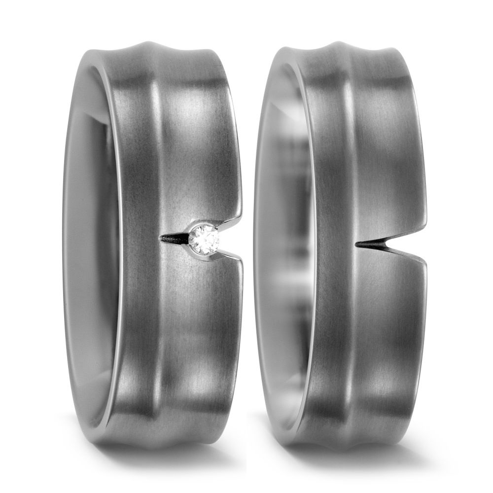 Produktbild: TitanFactory Titan Trauringe/Eheringe 52409/001/002/2000-52409/001/000/2000