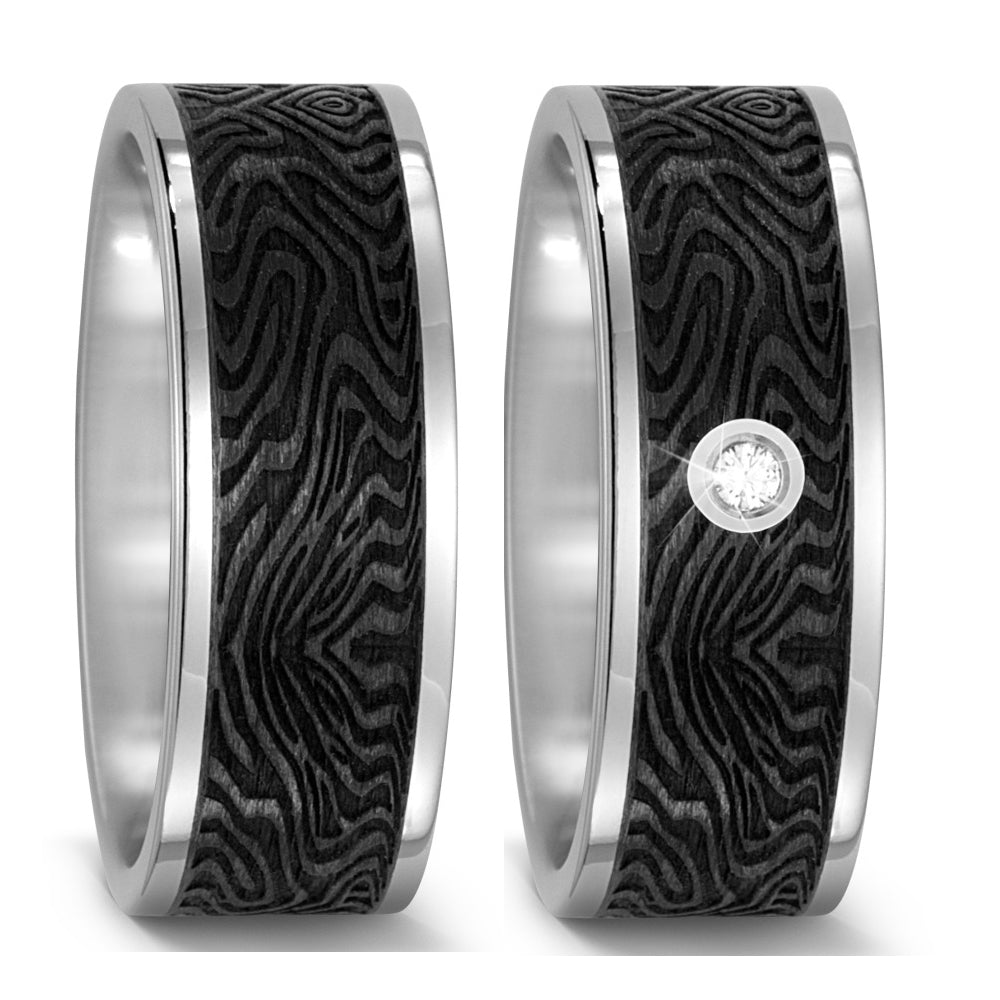 TitanFactory Eheringe Carbon/Titan 52463/000/000/2050- 52463/000/003/2050