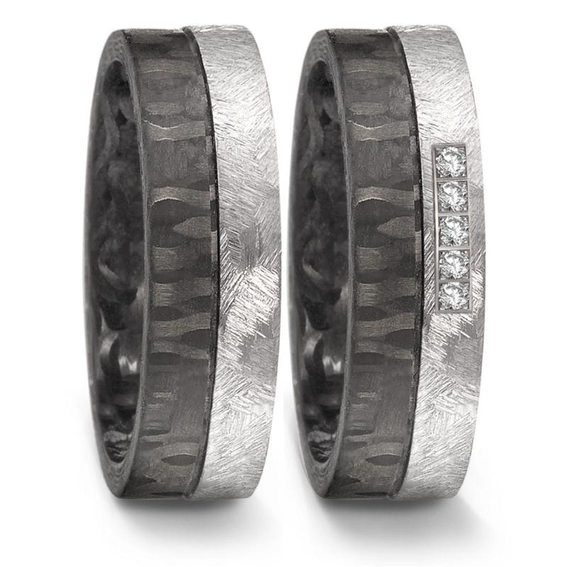 TitanFactory Eheringe Tantal Bicolor 52567/023/005/NX00-52567/023/000/NX00