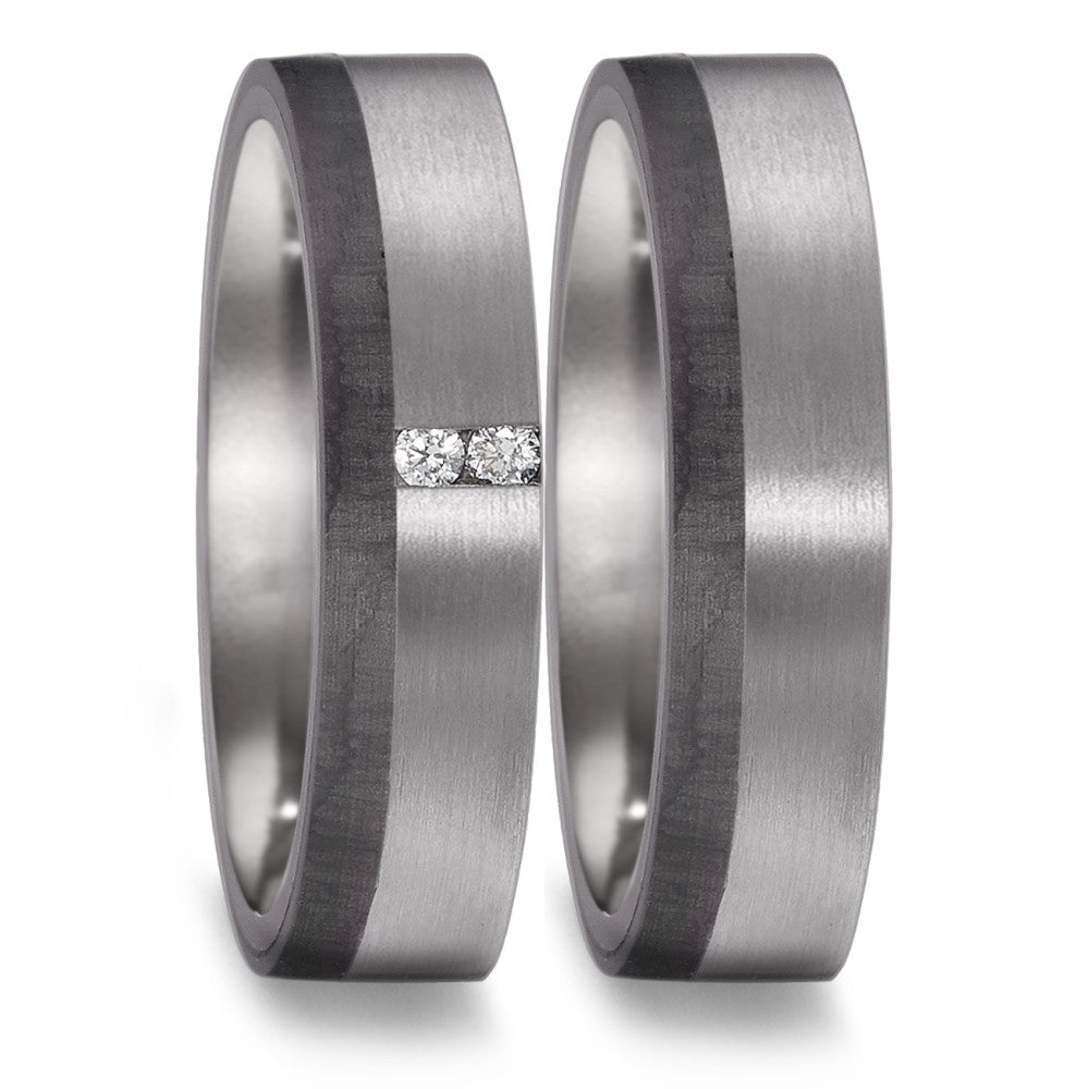 Produktbild: TeNo Eheringe PARTNER Tantal/Carbon 52580/001/003/XN62