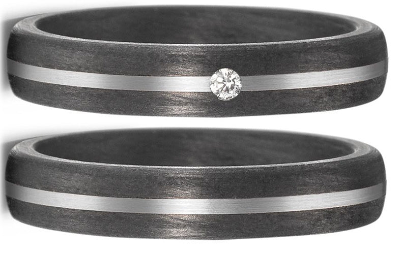 Produktbild: TitanFactory Eheringe/Trauringe Bicolor 59354/003/003/NU55-59354/003/000/NU55