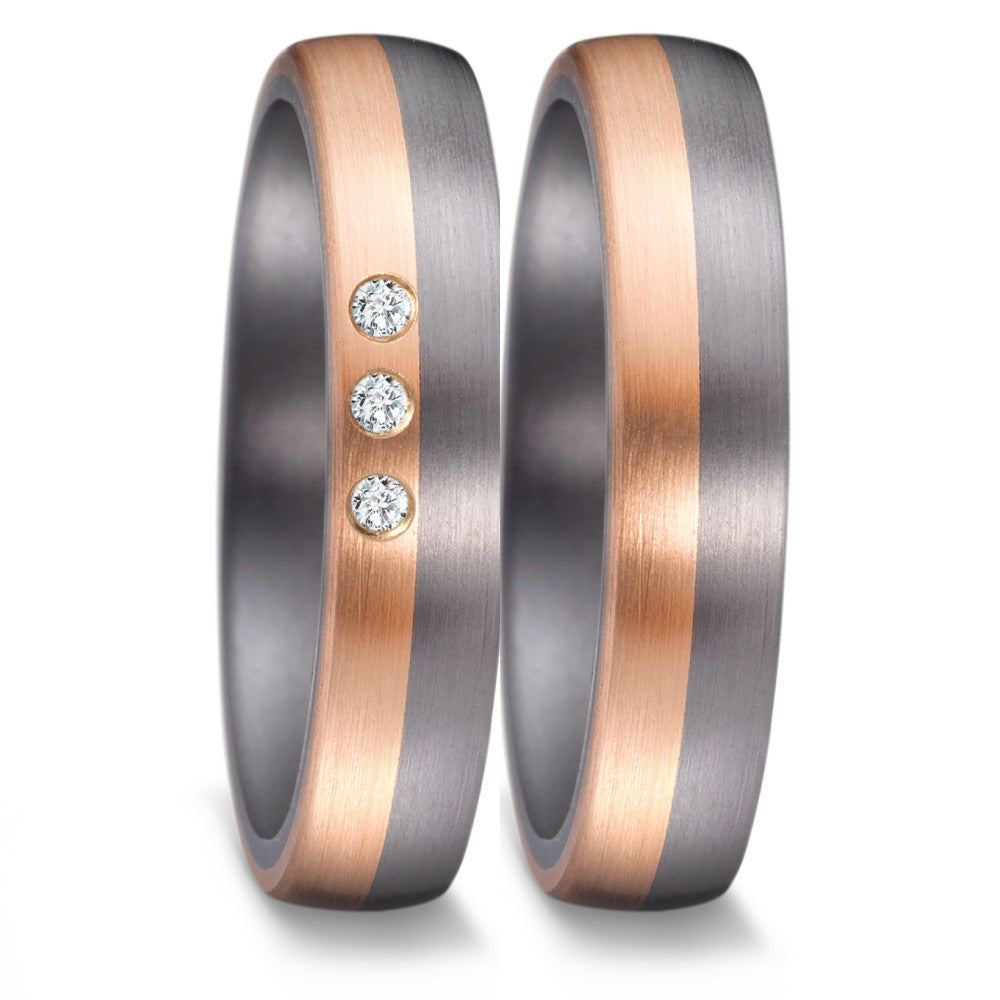 Produktbild: Teno Eheringe Tantal/Roségold 59642/003/003/X545