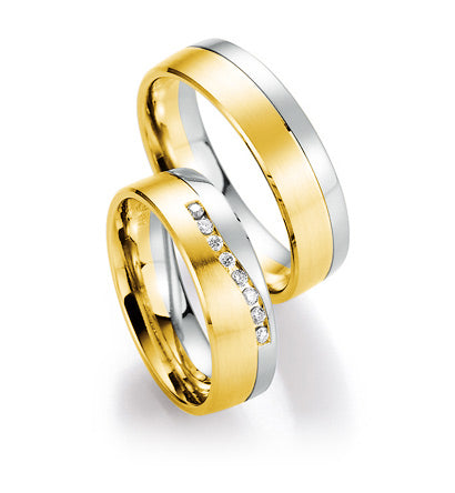 Nowotny Collection Ruesch Eheringe Heaven Number Seven Bicolor 66/20350-060-66/20360-060