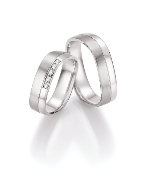 Nowotny Collection Ruesch Eheringe Honeymoon Solid 66/42110-055-66/42120-055