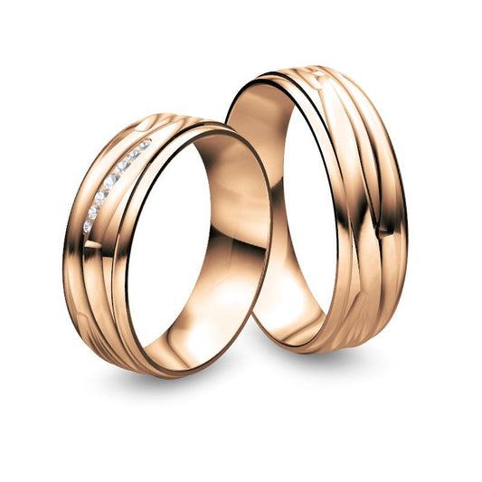 Nowotny Collection Ruesch Eheringe Honeymoon Solid V 66/45050/060-66/45060/060