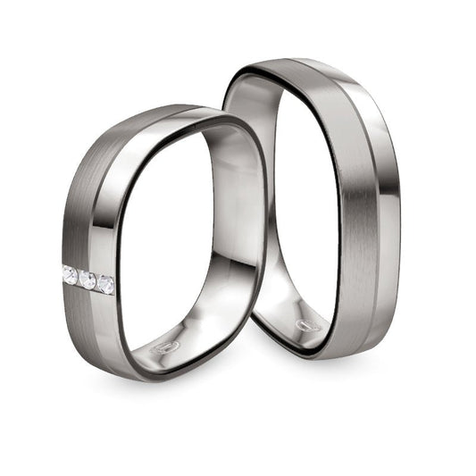 Nowotny Collection Ruesch Eheringe Honeymoon Solid V 66/45070/052-66/45080/052