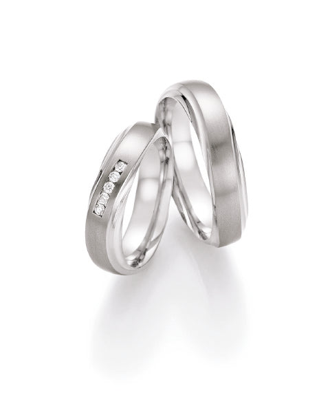 Produktbild: Nowotny Collection Ruesch Eheringe Titan Avantgarde 77/21090/055-77/21100/055