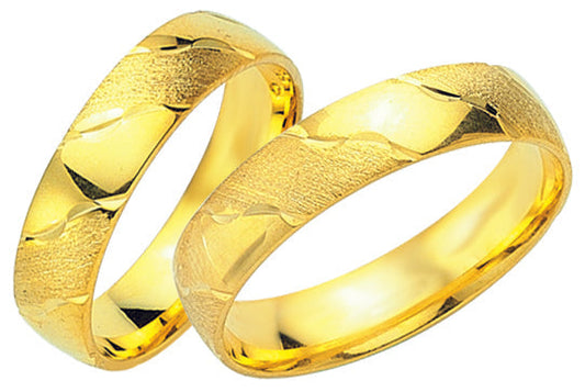 Adam und Eva Collection Gelbgold Trauringe 5 mm GG 8025