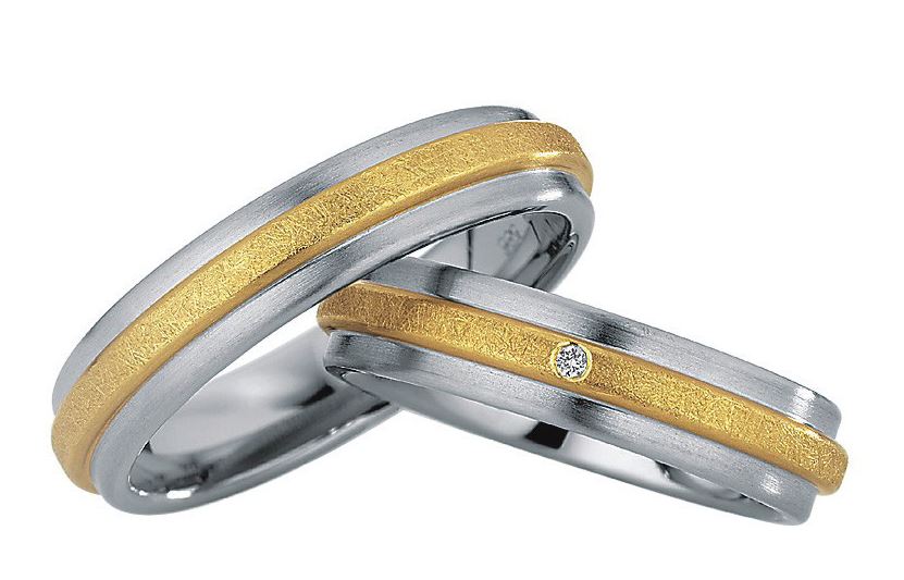 Saint Maurice Stahl + Gold 49/88216-49/88217 trauringe