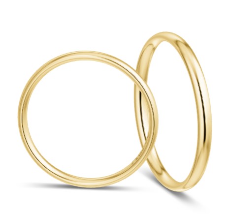 Hochzeitstrauringe Eheringe Klassik 2.0 mm