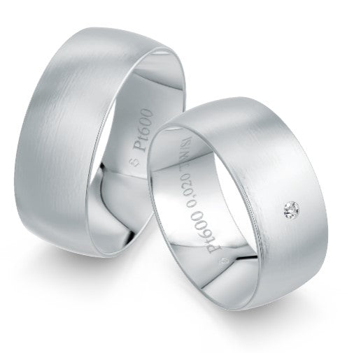 Hochzeitstrauringe Eheringe Klassik 8.0 mm