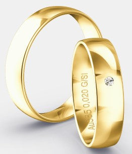 Hochzeitstrauringe Eheringe Klassik 5.0 mm