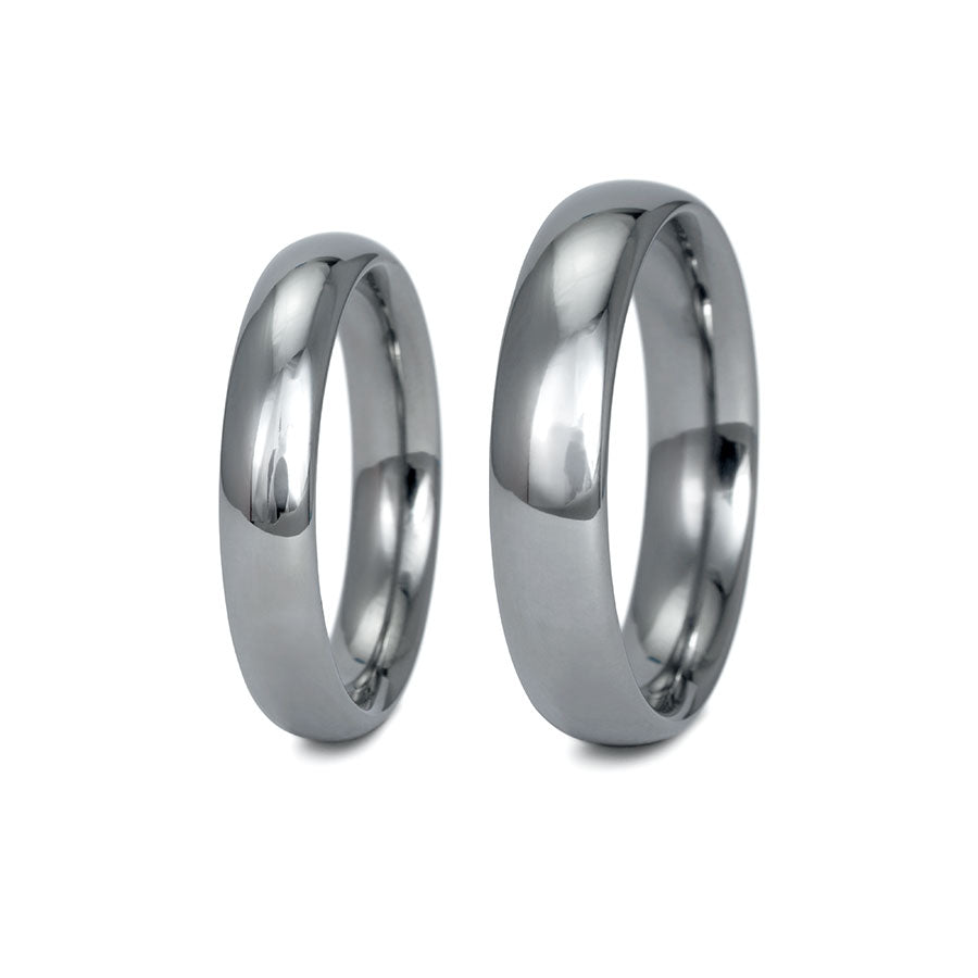 Produktbild: Tantal Trauringe P1 Tantalum Magic 4+5 mm
